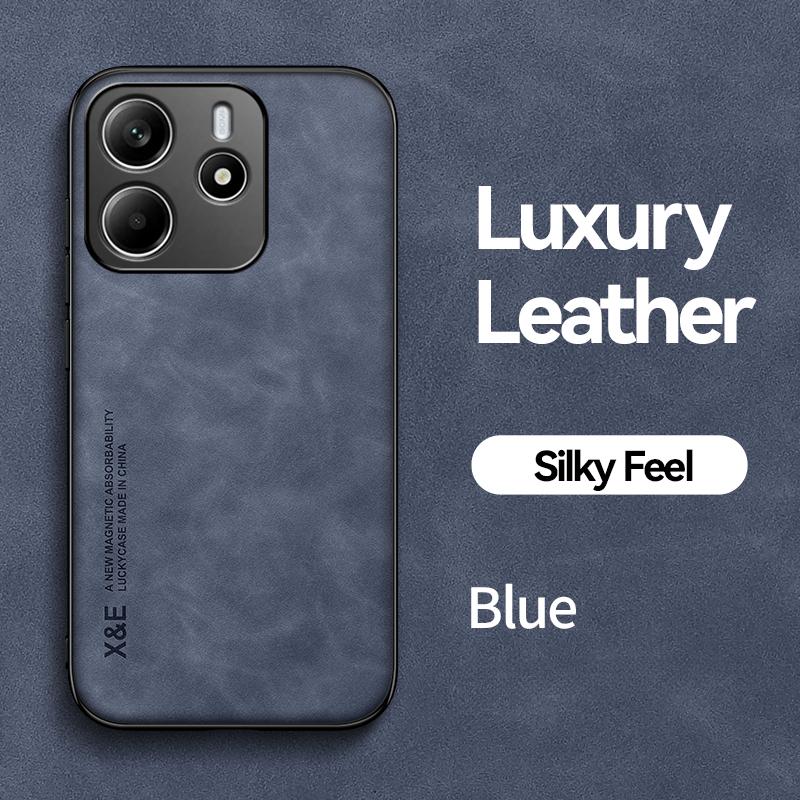 Custodia in Pelle per Redmi Note 14 5G / Note 14 Pro Plus Custodia Ultra Sottile Copertura Magnetica per Auto per Redmi Note 14 Pro Capa