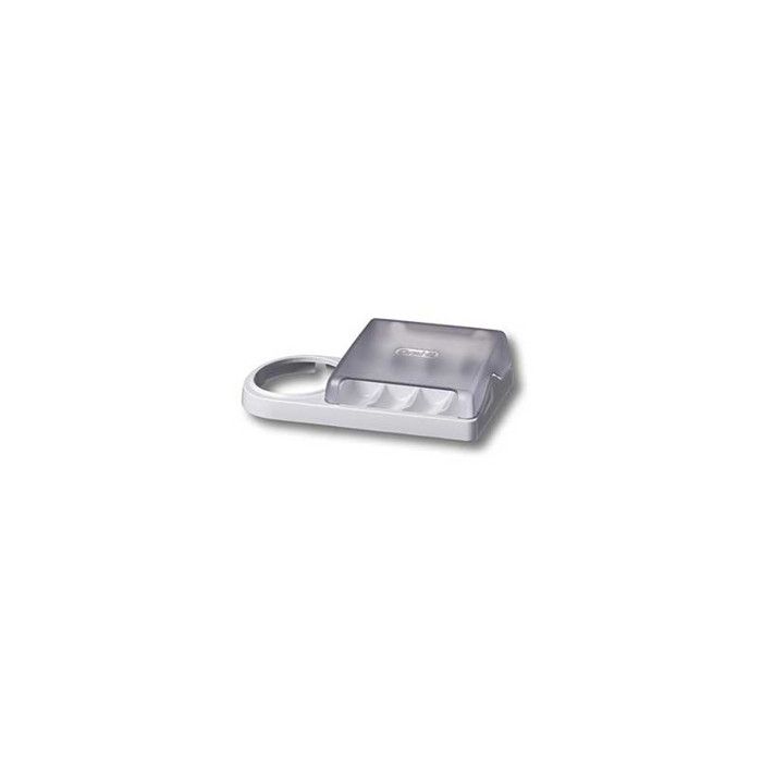 Boîte De Rangement Pour Brossettes - BRAUN - Support De Chargeur - Couleur Blanche