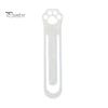 Non-scratch Book Marker Cat Paw Bookmark, 3D Printed One-Piece Mold, Elastic Stable Smooth Edge Bookmark Hold Hollow Clip for Reading Accessory