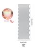 Stainless Steel Serrated Cake Scraper and Decorating Comb Tool