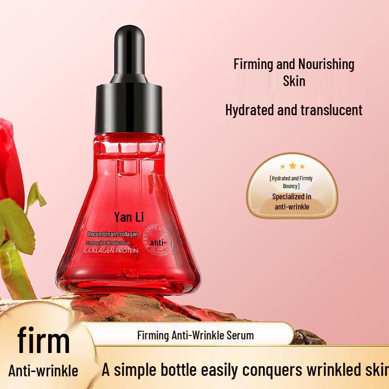 Yanli Anti-Wrinkle Collagen Firming Serum: Hydrating, Elastic, Moisturizing, and Fine Line Reduction.
