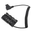 D Tap To NP F550 Dummy Battery 37‑100cm Cable High Conversion Efficiency Fully Decoded NP F550