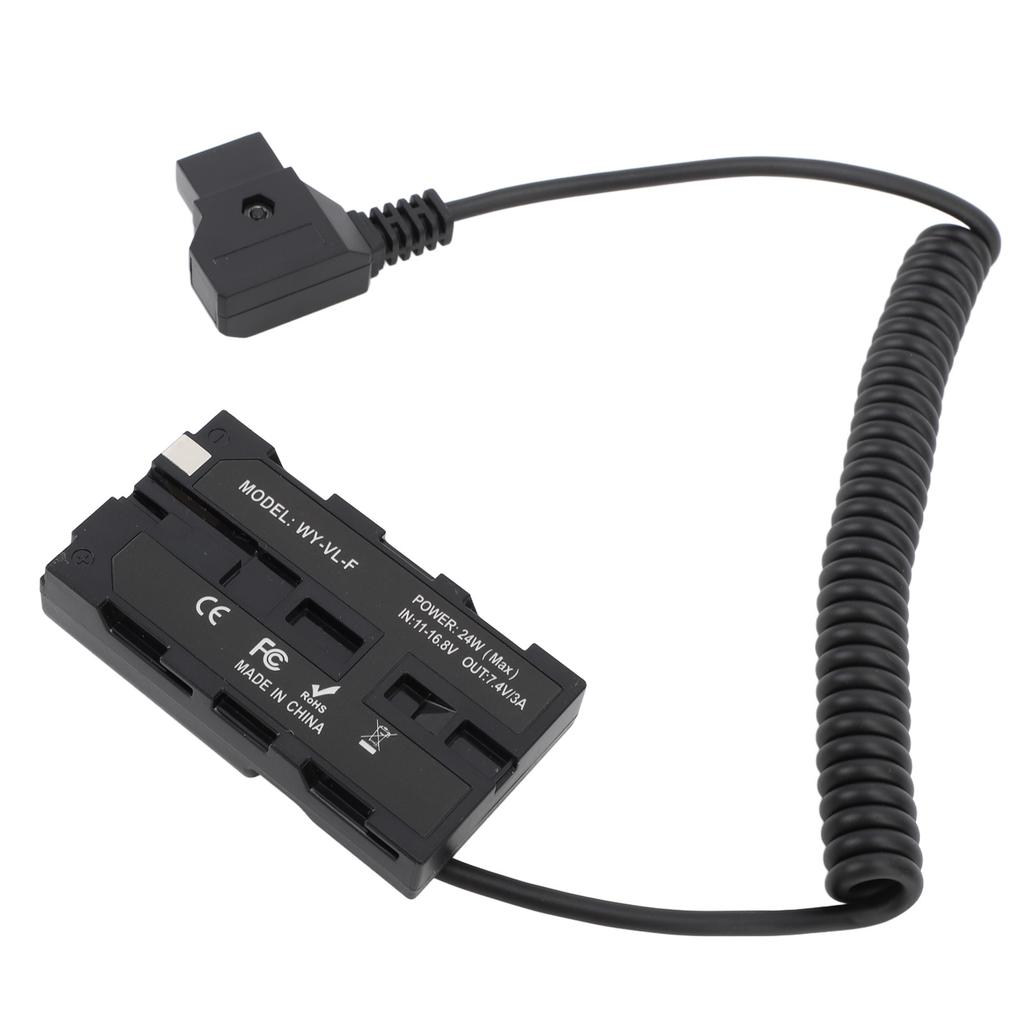 D Tap To NP F550 Dummy Battery 37‑100cm Cable High Conversion Efficiency Fully Decoded NP F550