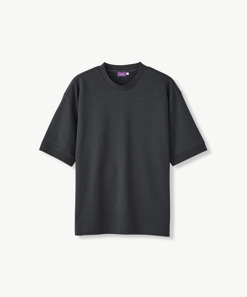 STCO Solid Short Sleeve Sweatshirt_Green (Oversized)_Stsvb57Ose
