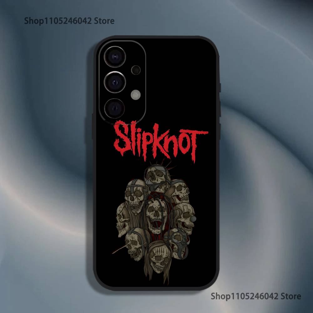 Band S-SlipknotS Psychosocial Phone Case For Samsung S25,S24,S21,S22,S23,S30,Ultra,S20,Plus,Fe,Lite,5G Black Cover