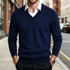 Maglione Pullover in Maglia da Uomo Autunno Inverno, Top Casual Quotidiano per Casa e Uso Esterno
