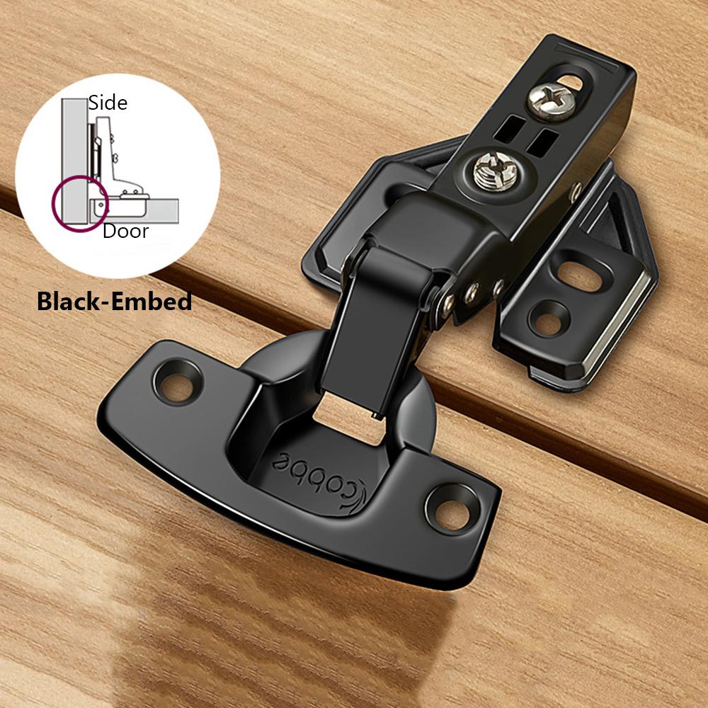 Home Soft Close Cupboard Door Stainless Steel Damper Buffer Hinges Hydraulic