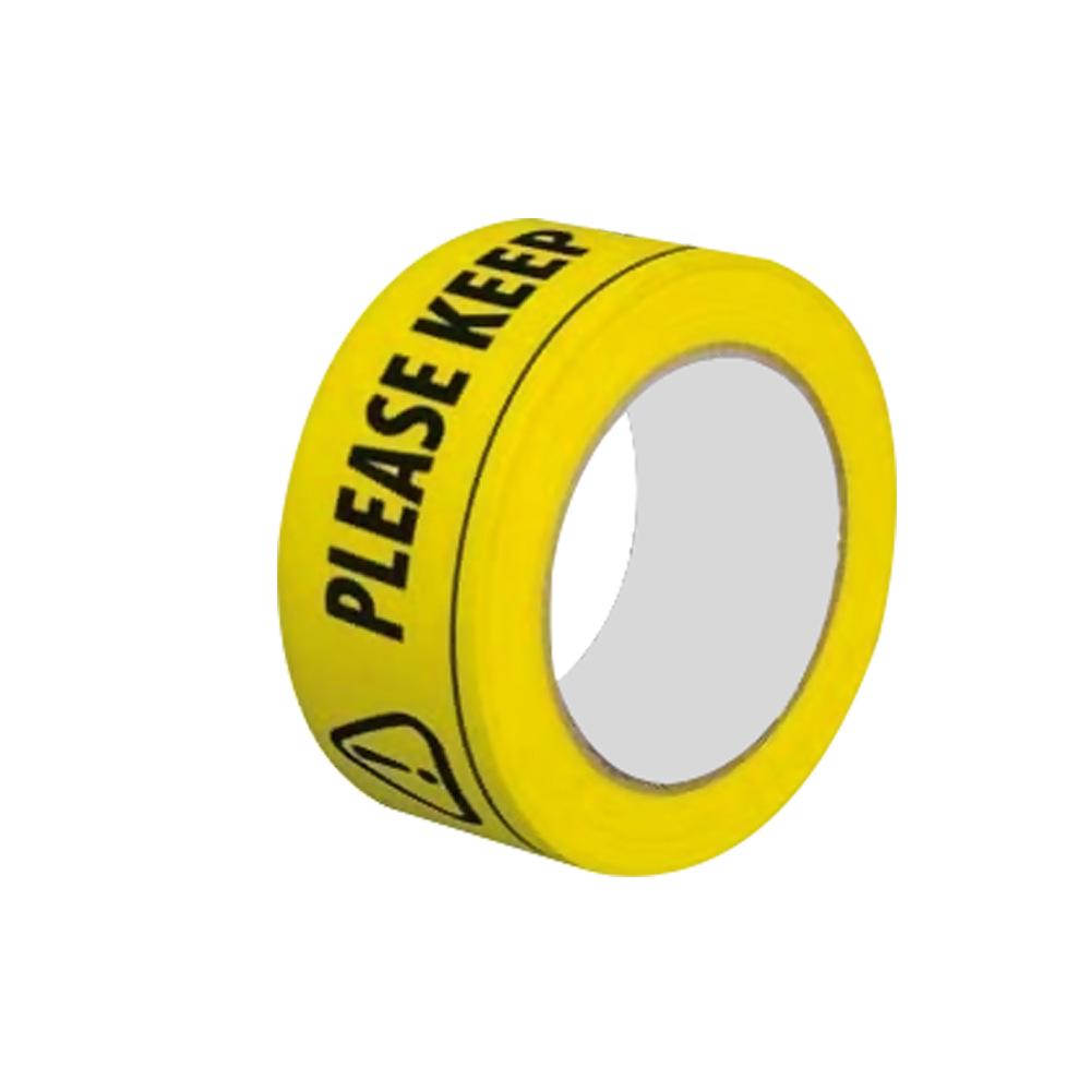 Outdoor Floor warning tape PVC Roll Yellow Caution Warning Adhesive Tape Sticker For Safety Barrier #11321