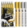 High-Gloss Gold and Silver Metal Paint Pen - Waterproof, Fade-Resistant DIY Signature & Invitation Marker