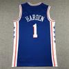 Philadelphia 76ers 21 Joel Embiid Basketball Jersey Embroidered Training Men Breathable Sports Top