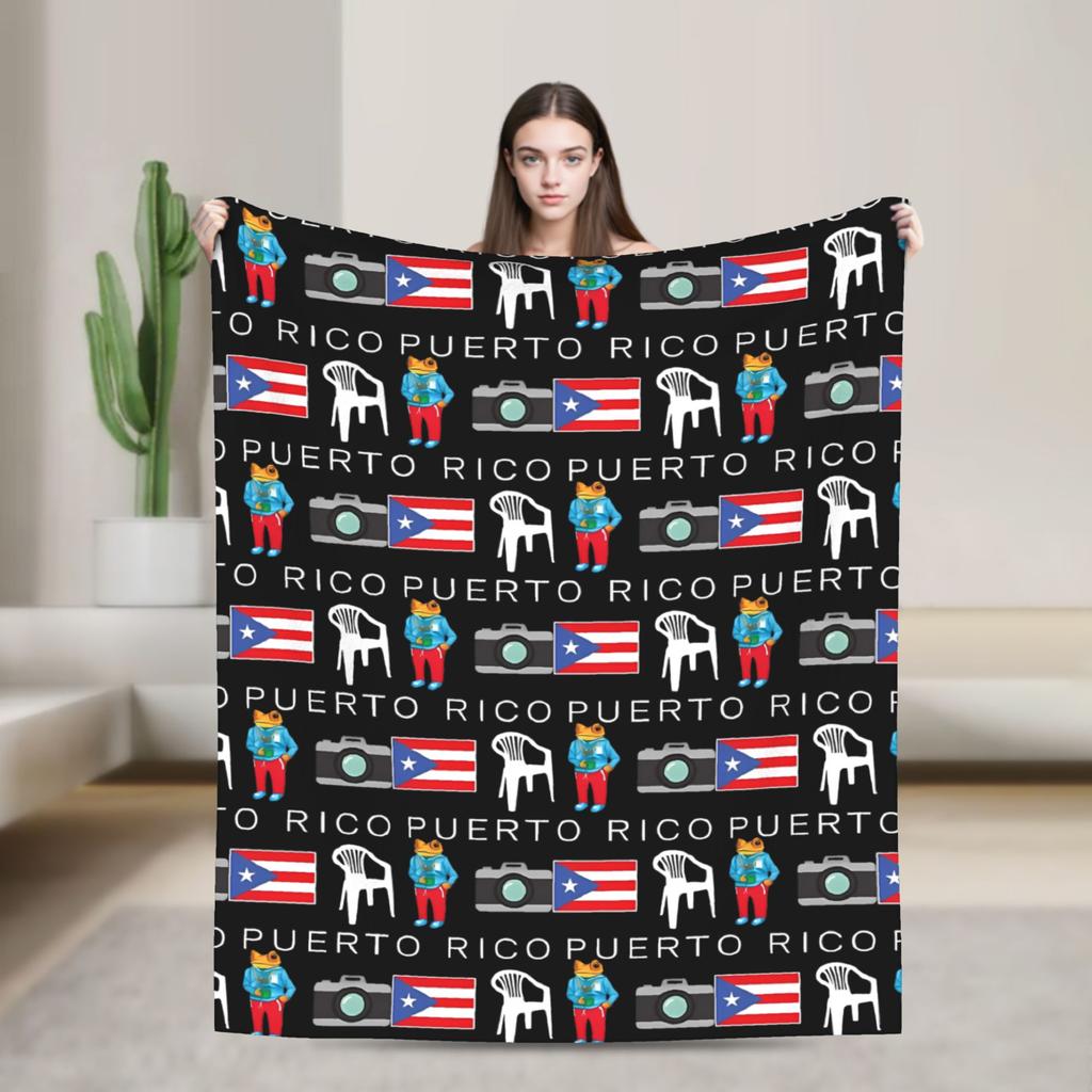 Bad Bunny Blanket Coral Fleece Plush Spring Autumn Multi-function Soft Throw Blankets for Sofa Office Bedspread