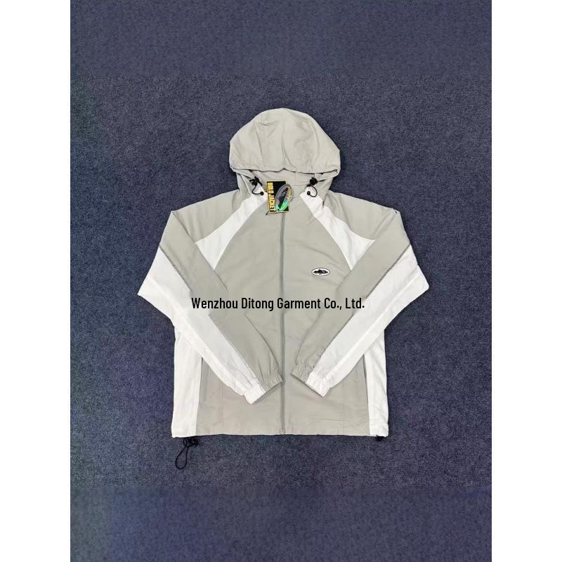 Alcatraz CORTEIZ Embroidered Hip-Hop Logo Cotton Jacket