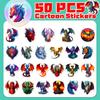 10 30 50Pcs Wings Of Fire Dragon Animal Cartoon Anime Stickers Skateboard Laptop Motorcycle Phone Car Luggage Waterproof Sticker