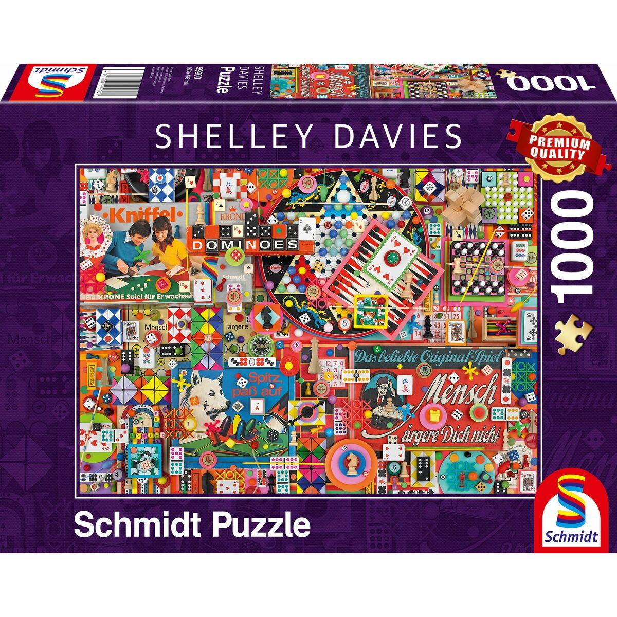 

Винтажные настольные игры-пазлы Schmidt Spiele (1000 штук) TU прозрачный