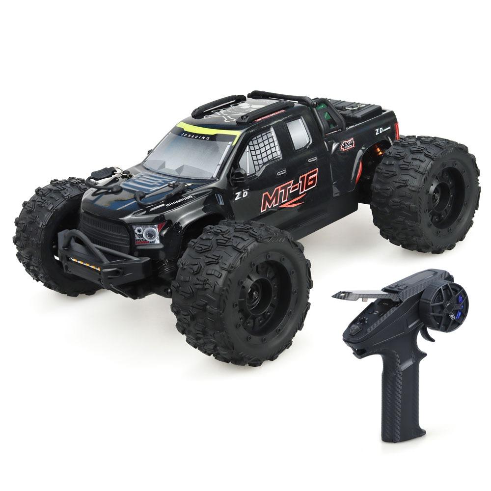 1:16 Scale Brushless RC Car 2.4G 4WD 80 KM/H High Speed Remote Control Car Off-Road RC Truck With LED Lights Gifts For Kids