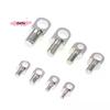 3Pcs Brass Stud Nuts & Eye Bolts With Hole M3/M4/M5/M6/M8/M10 - Copper Lifting Eye Screws Set