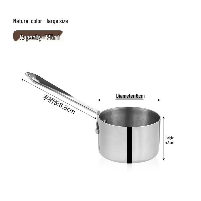 304 Stainless Steel Sauce Cup with Handle for American Western Cuisine, Custom Logo