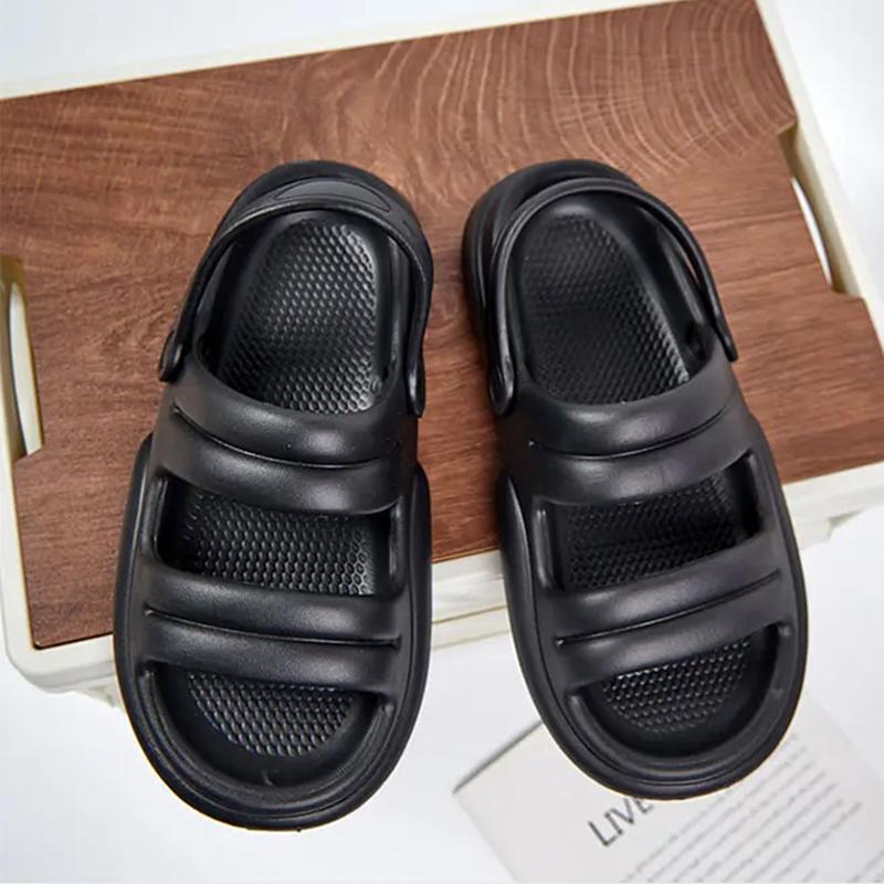 Big Size 45 Men Sandals Slippers Summer Shoes EVA Super Soft Thick Soles Slides Outdoor Casual Sandals Beach Shoes Fashion