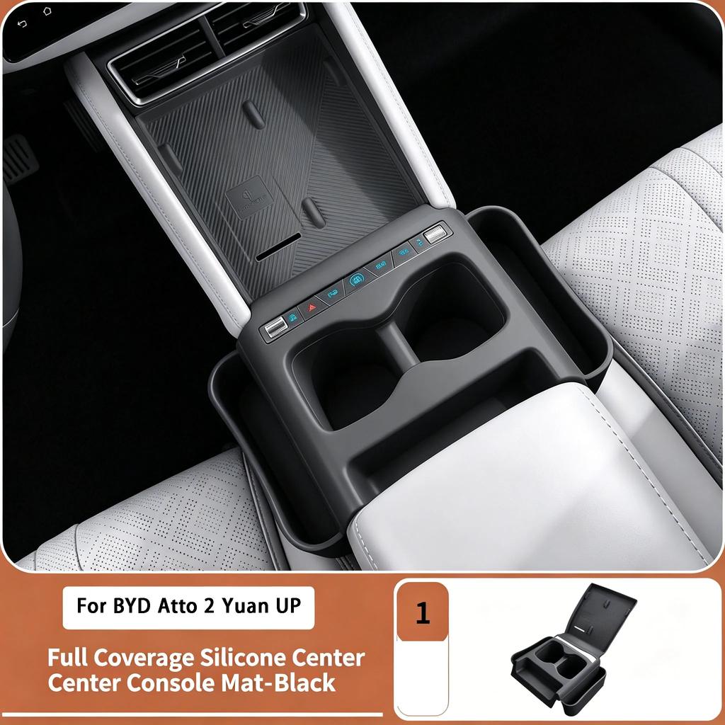 For BYD Atto 2 Yuan UP Central Control All Inclusive Silicone Pad Waterproof and Scratch Resistant Protection Modification