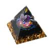 Orgonite Crystal Object, Orgone Pyramid Tower, Energy, Nature, Reiki, Healing, Chakra, 6cm x 6cm (20)