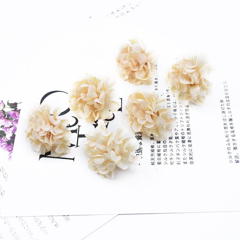 20 Bucăți Cap de Floare de Garoafă Falsă pentru Nuntă Crăciun Scrapbooking Decor Acasă Accesorii Nupțiale Lichidare Flori Artificiale