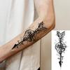 1 Foglio Tatuaggi Temporanei Vichingo Maori Drago Totem per Uomo Avambraccio Collo, Adesivi Tatuaggio Finti Temporanei Impermeabili Tatuaggi Realistici