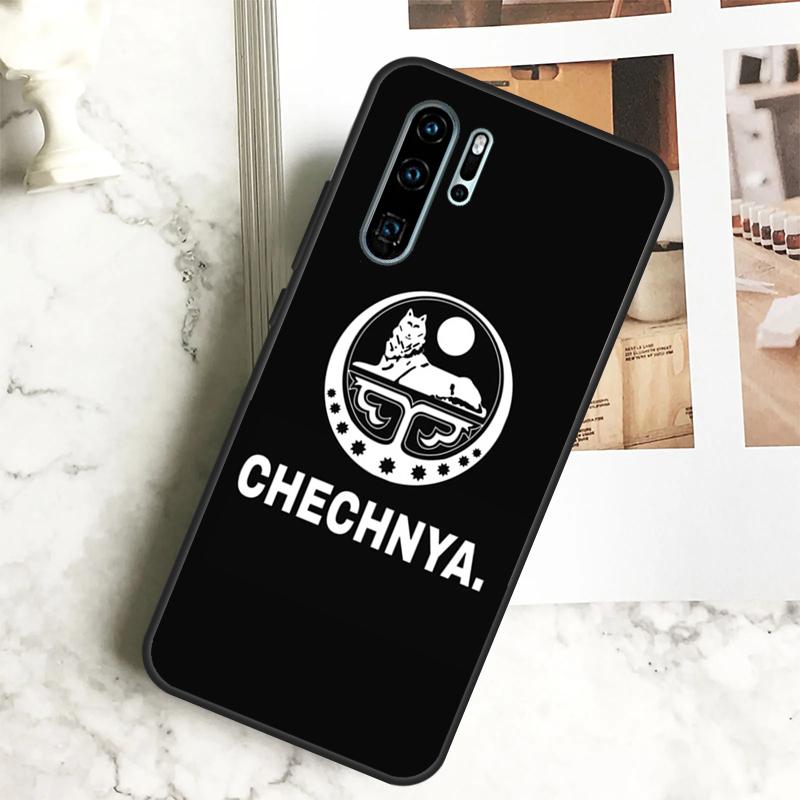 Chechnya Flag Chechen Wolf For Huawei Nova 12i 12s 11i 8i Y73 Y72 Y61 Y91 Y90 Y70 Y60 9 10 SE P30 P40 Lite P60 Pro Case