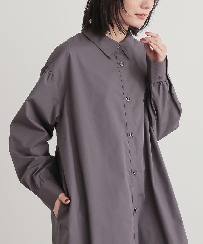 Oshare Walker Ärmelhemd Lang Locker mit Passt Allen Perfekt für und Produkt 11dn09s n'OrLABEL [Raffiniert Kleid] Damenkleid, Passform, schmeichelhaft,