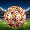 Marilyn Monroe Print Size 5 Soccer Ball, PU Wear Resistant Football for Match Training and Daily Practice, Birthday Gift for Soccer Fans