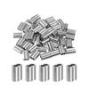 Aluminum Crimping Loop Sleeve Double Cable Ferrules Fit for Wire Ropes Rigging Fence Net Clotheslines Dog Chains Accessories