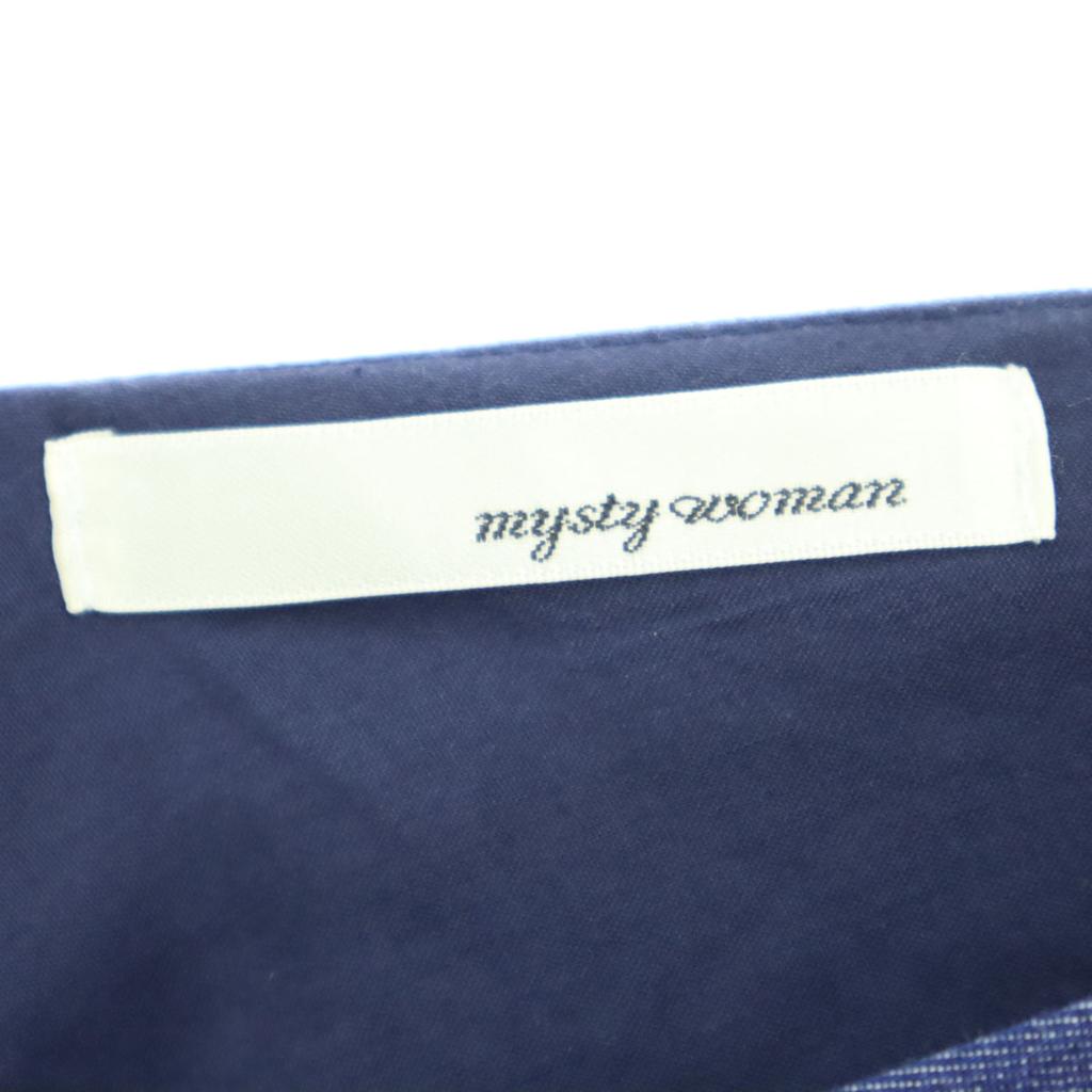 Beauty Products Mystywoman No Sleeve Denim Jumper Skirt F Blue Belt Women Used
