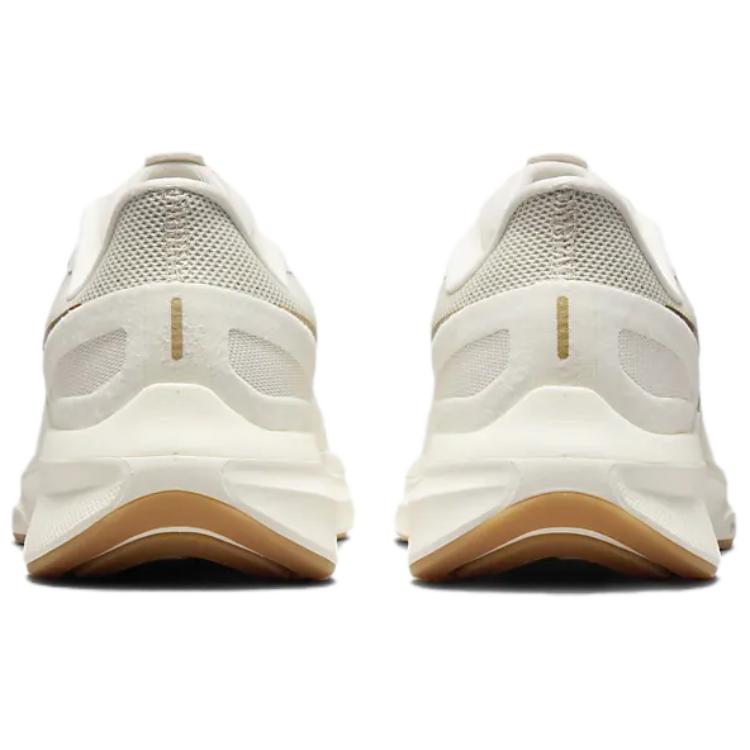 Nike Air Zoom Structure 25 Phantom Metallic Gold Women Sneakers Cream White Gum-Light-Brown DJ7884-007