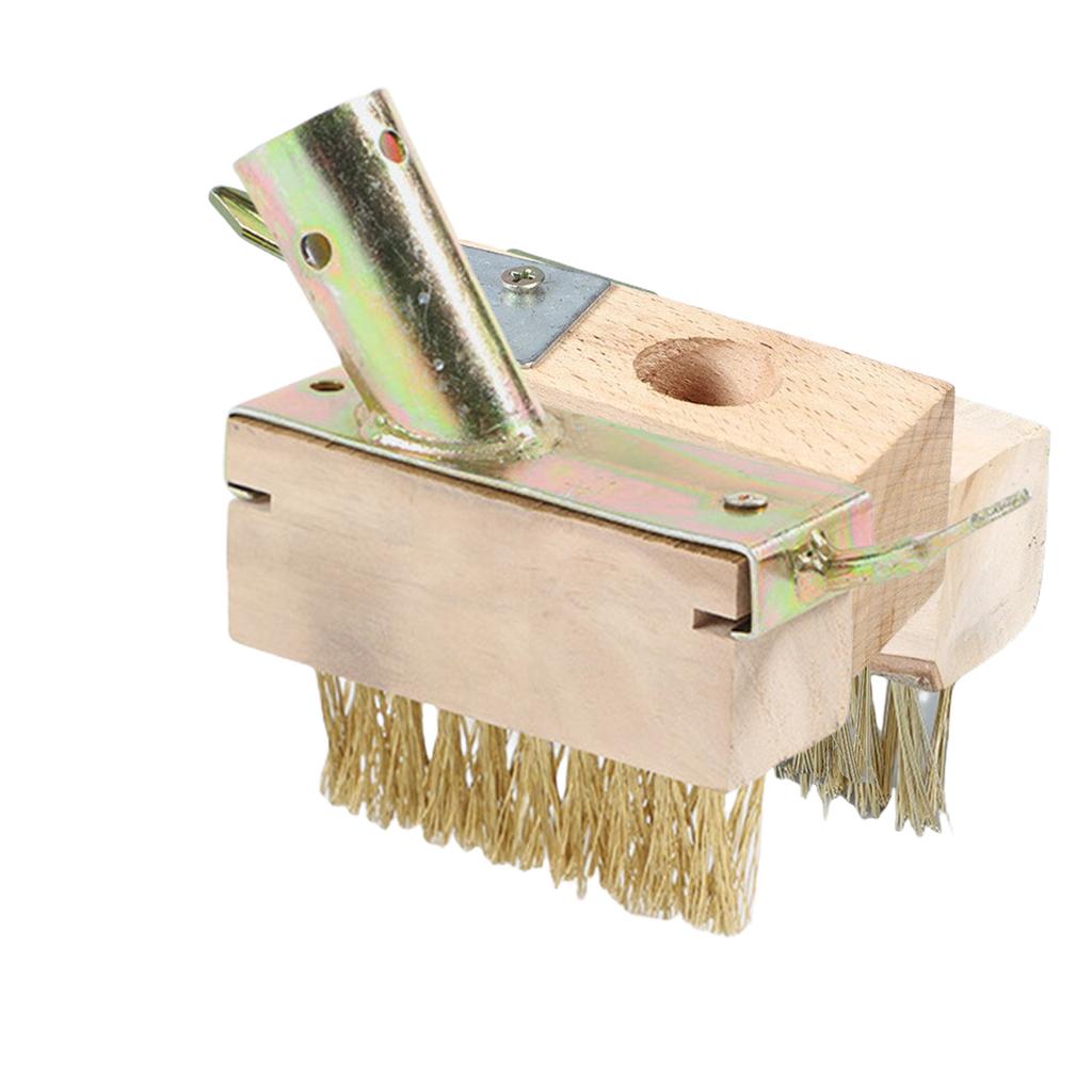 Moss Remover Wired Grout Cleaner Brush for Cleaning Deck Walkway Weed Scraper Wire Brush Grout Remover Hand Tool