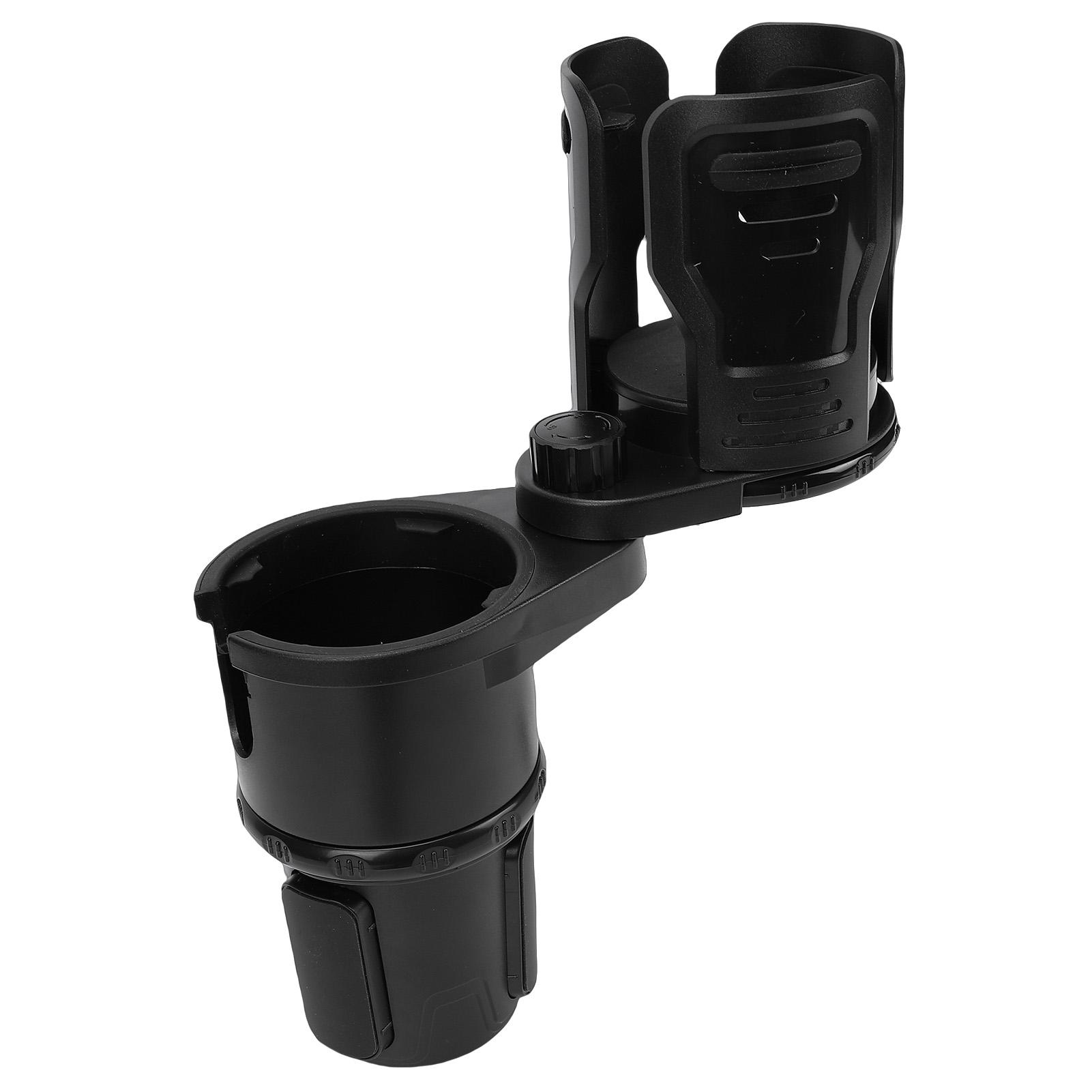 Car Cup Holder Expander with Lock Drink Bottle Fit Insulated Mug Food Containers