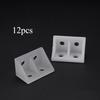Translucent Plastic Corner Codes: Right Angle Decorative Pieces for Furniture Repair and Office Use