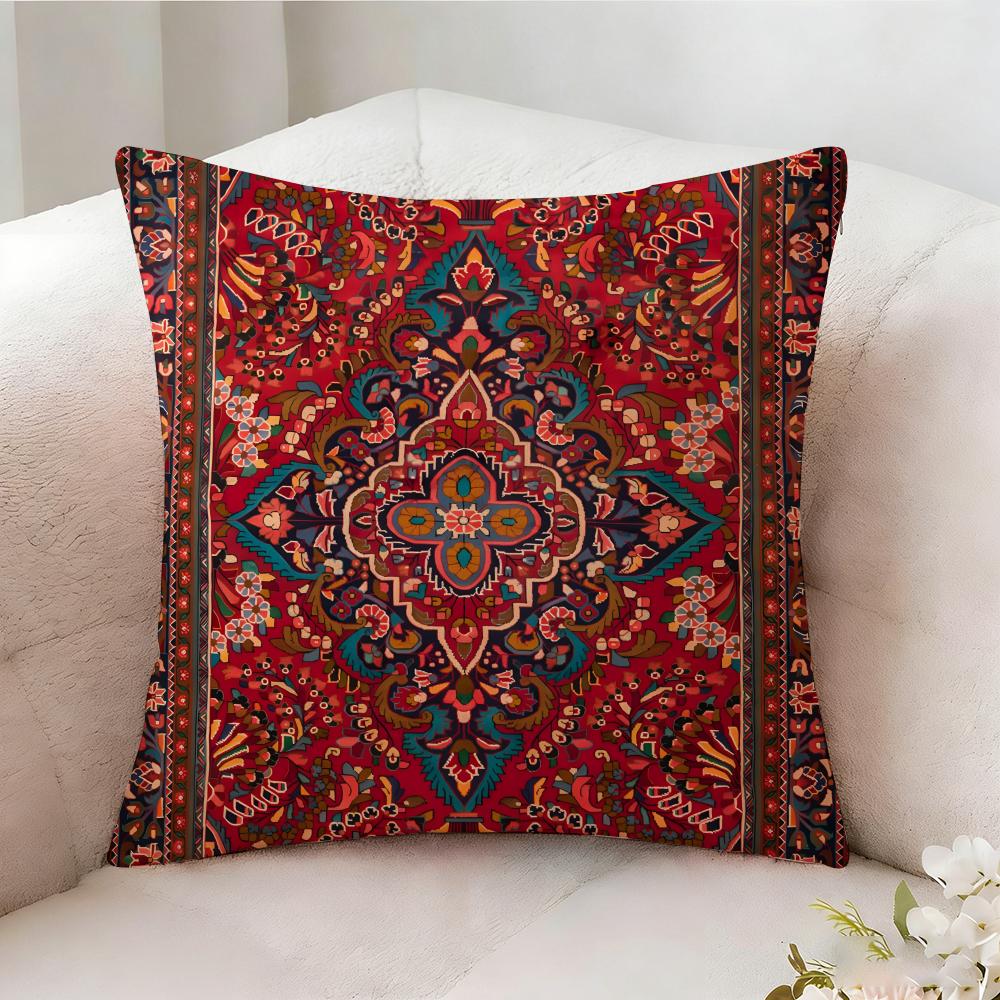 Persian Style Pillow Case Pillowcase Doublesided Printed Sofa Cushion Bedroom Headboard Pillow