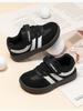 HOBIBEAR Kids Unisex Wide Toe Retro Velcro Casual Running Shoes
