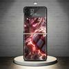 Saint Seiya Cool Phone Case For Samsung Galaxy Z Flip 7 6 5 4 3 5G Shockproof Cover Z Flip7 Flip6 ZFlip5 Flip3 Flip4 Luxury Shel