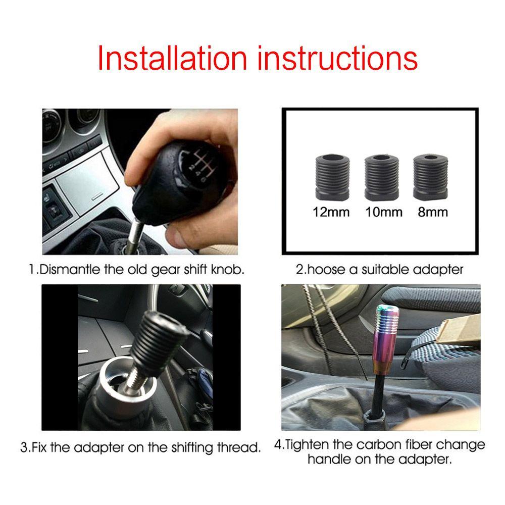 Lever Car Modified Gear Shift Head Manual Gear Shift Knob Stick Manual Transmission Shift Head