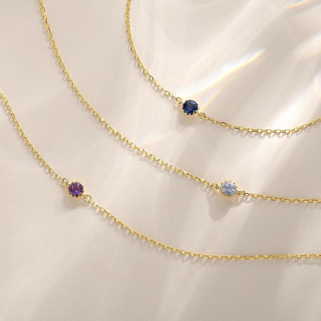 FANCIME K18 Gold Bracelet for Natural July 18K Gift Wrapping Included Women, Ruby, Birthstone, Gold, Amulet, Christmas, Birthday, Anniversary,