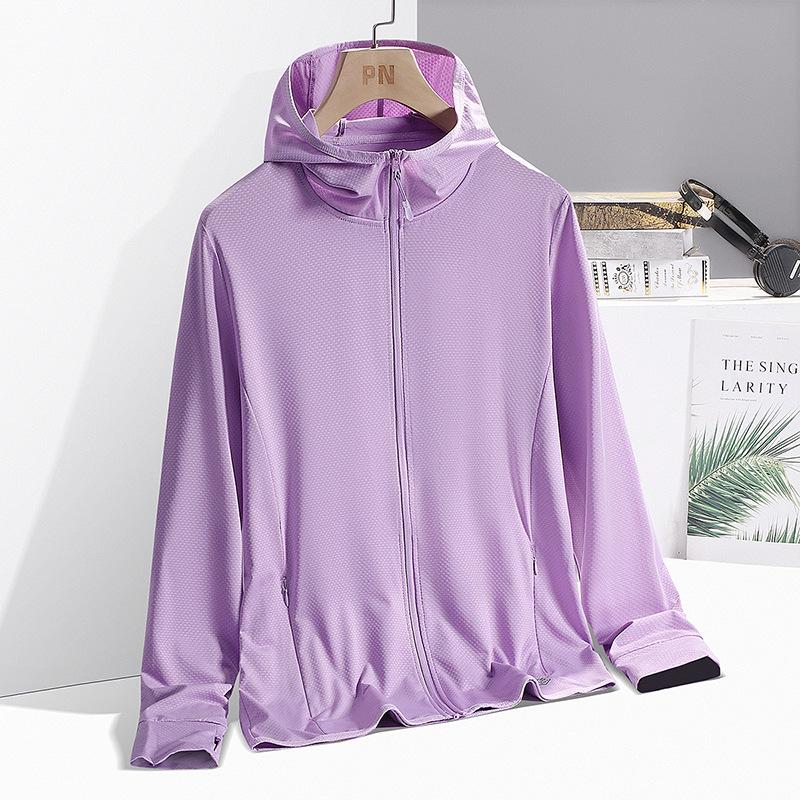 Unisex Hooded UV Protection Jacket - Sun Protection for Summer Outdoor Sports and Casual Wear.