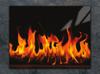 TABLA DE CORTAR DE CRISTAL 30x22 FUEGO