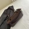 Minimalist Pu Crossbody Bag For Women With Zipper Closure And Dual Shoulder Straps
