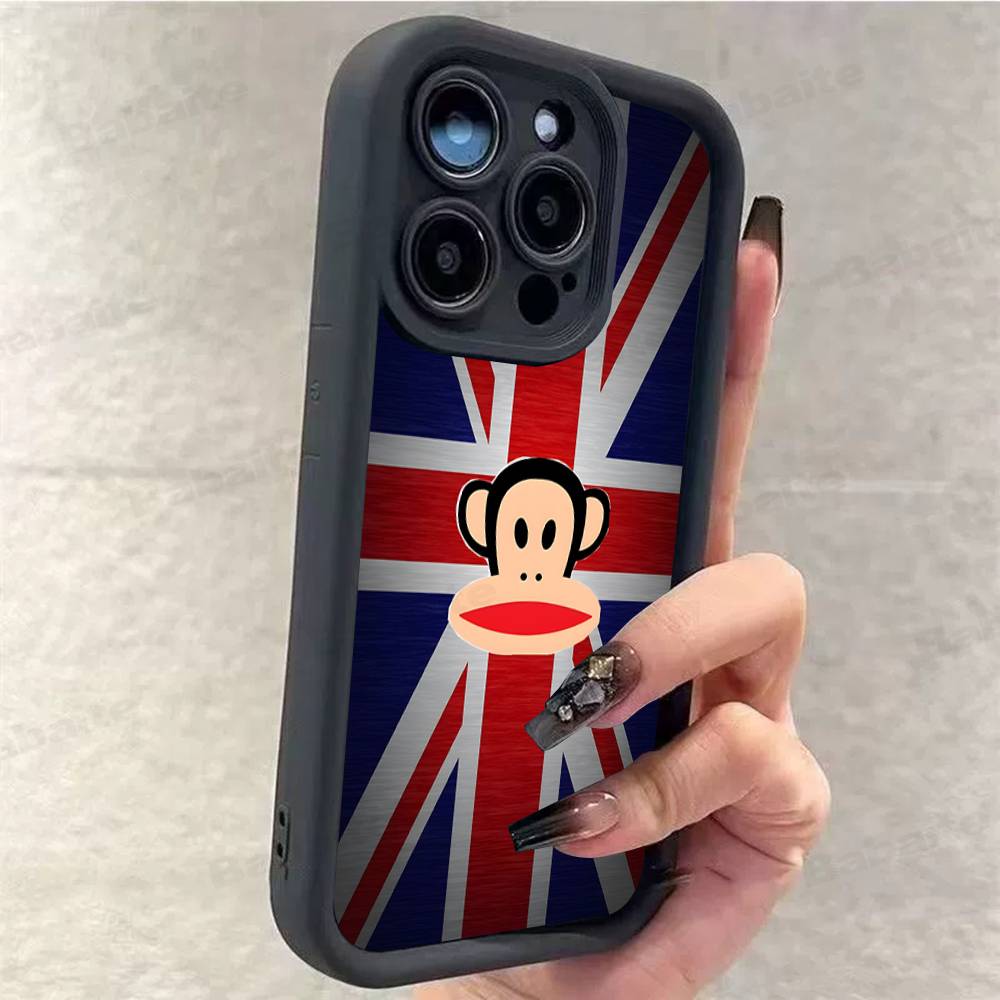 

Classic Fashion Logo P-Paul F-Frank Phone Case For iPhone 11 12 13 16 15 17 14 Pro Max Soft Funda Silicone Cover iPhone 13 pro