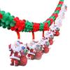 Creative 3 Meters Santa Claus Banner Santa Claus Cartoon Christmas Decor Cute Happy New Year Home Snowman Flag