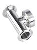 76 89 102 108mm Pipe OD 3" 3.5" 4" Tri Clamp Tee 3 Ways SUS 304  Stainless Steel Sanitary Union Sight Glass Homebrew