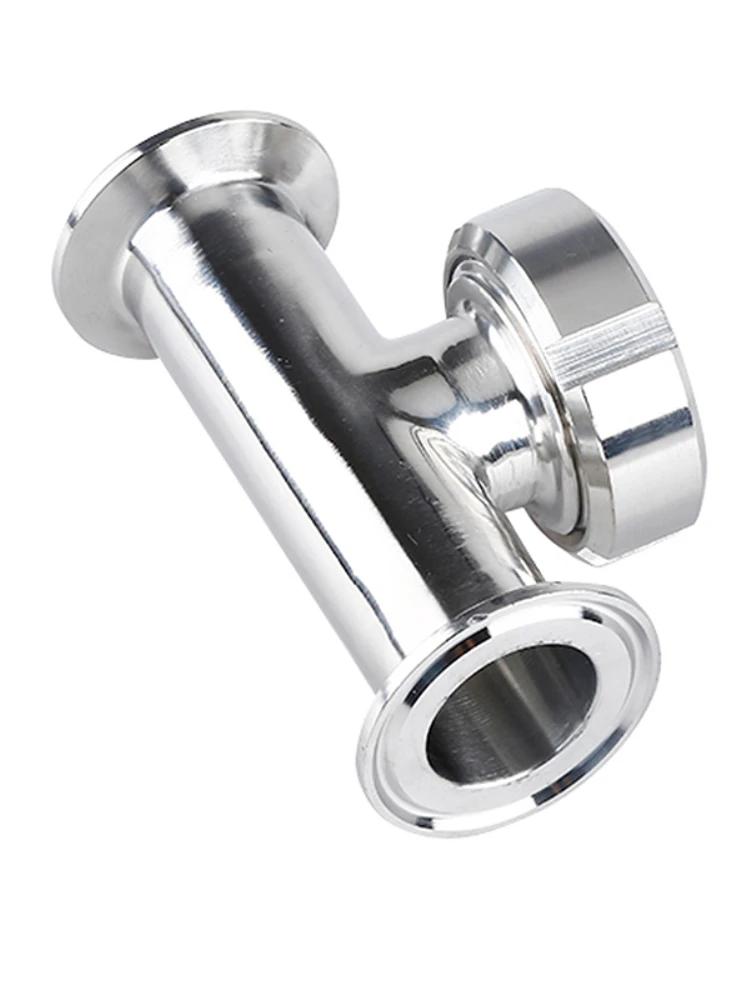 76 89 102 108mm Pipe OD 3" 3.5" 4" Tri Clamp Tee 3 Ways SUS 304  Stainless Steel Sanitary Union Sight Glass Homebrew