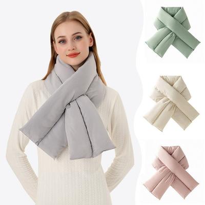 Warm Winter Scarf Down Cotton Skiing Scarve New Cross Ring Scarves  Outdoor Sports