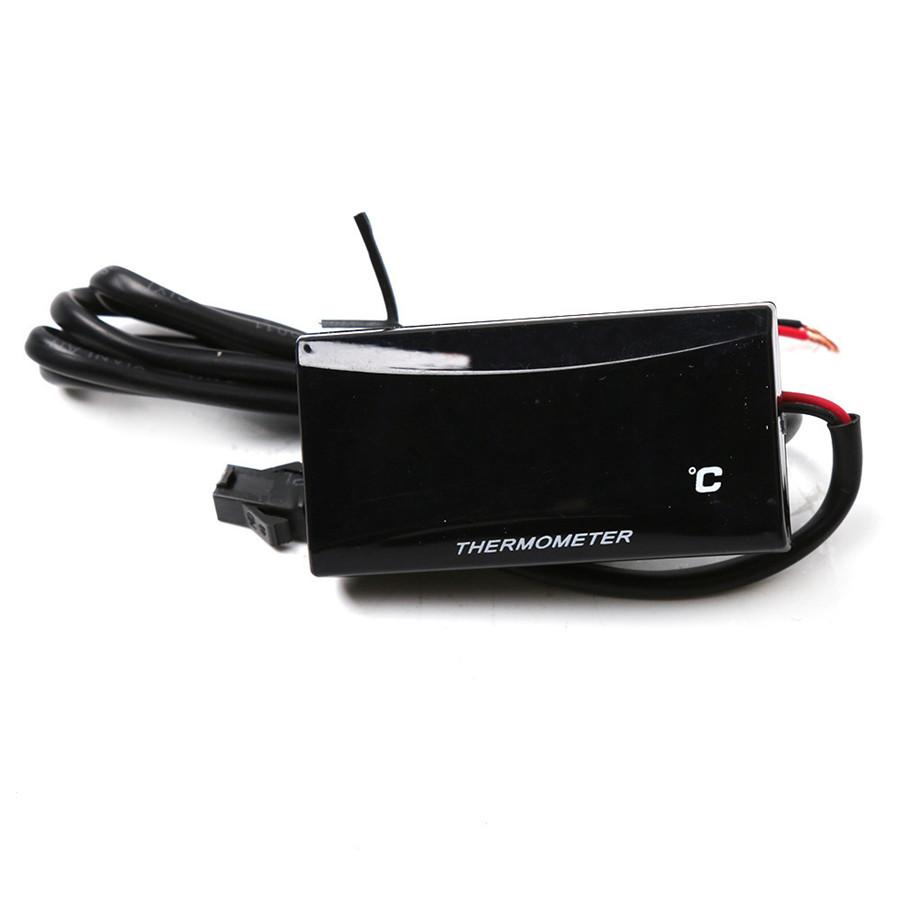 Červený LCD Digitální Měřič Teploty Vody Motocyklu Pro Závodní Skútr
