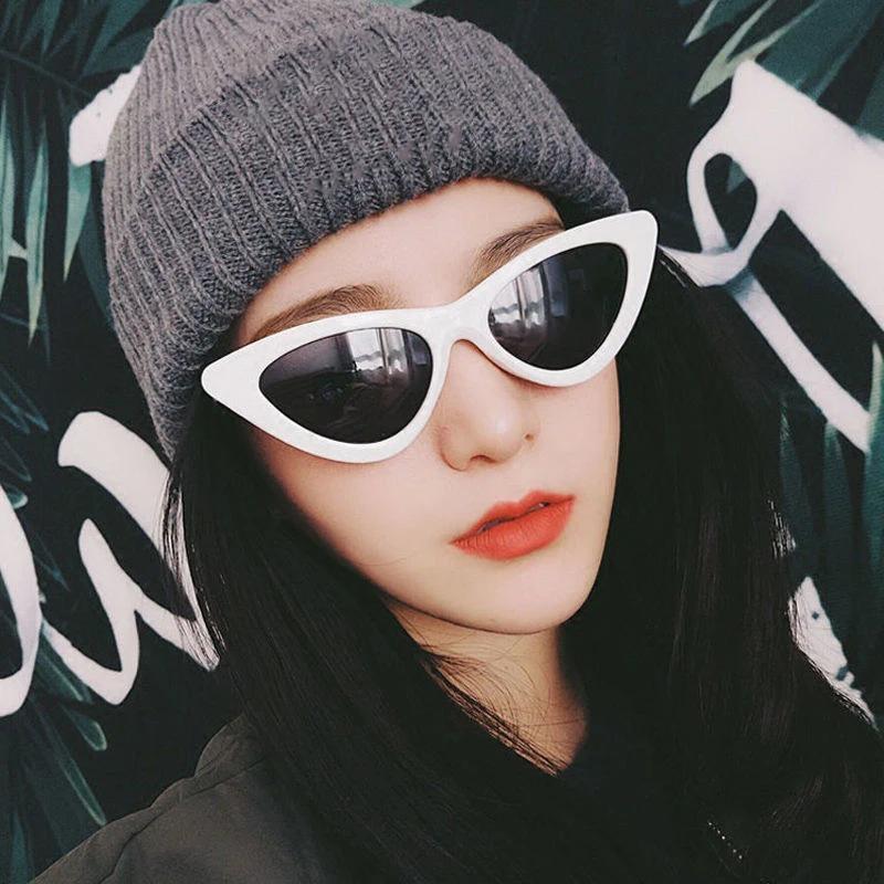 Vintage Sunglasses Woman Sexy Retro Small Cat Eye Sun Glasses Eyewear For Women Lens Shades